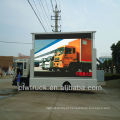 P10 truecolor LED tela JAC móvel conduziu caminhão para publicidade ao ar livre, levou caminhão